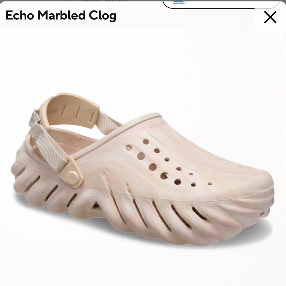 Crocs Echo clog limited edition quartz color